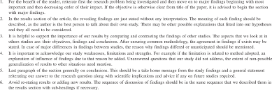 The manuscript should follow the imrad format. Basic Approach To Data Analysis And Writing Of Results And Discussion Sections Labani S Wadhwa K Asthana S Mamc J Med Sci