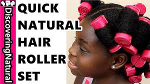 How to rollerset tutorial for all hair types: How To Roller Set Thick Natural Hair 4c Quickly Using Gel