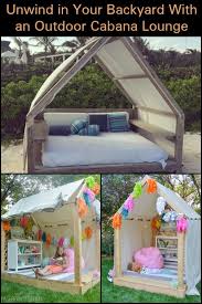 Erholen Sie Sich In Ihrem Garten Mit Einer Gemutlichen Lounge Mit Diy Aussenkabinen Backyard Fine Oyun Evleri Kabana Arka Bahceler