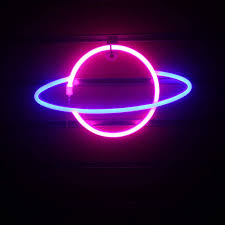 Amazon Com Wanxing Planet Neon Signs Led Neon Wall Sign Pink Blue Neon Lights For Bedroom Kids Room Hotel Shop In 2020 Neon Wall Signs Blue Neon Lights Neon Wall Art
