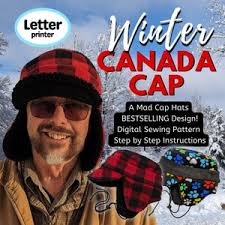 Trapper Hat Pattern, Easy Kit Patterns for a Sheepskin Trapper Hat.  Leathercraft Shearling Trapper Hat Patterns.