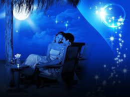 While looking at this blissful night with romantic moonlight and a cool breeze with glitters of stars up in the sky. Lover Wallpaper Lover Romantic Couple In Moonlight Novocom Top