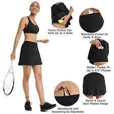 Skirts, tennis skirt outfit, womens tennis skirts, girls tennis skirt, adidas tennis skirts, cheap tennis skirts, short tennis skirts, long tennis skirt, tennis fashion skirt, tennis skirts with leggings, best baleaf women's active athletic skort lightweight skirt with pockets for running tennis golf workout. Ibeauti Womens Back Pleated Athletic Tennis Golf Skorts Skirts With 3 Pockets Mesh Shorts For Running Active Workout Black Small Prtya