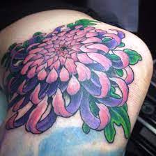 Chrysanthemum Tattoo Color Meaning Chrysanthemum Tattoo Chrysanthemum Flower Tattoo Tattoos