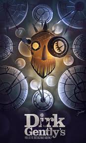 Dirk Gently S Holistic Detective Agency Inspired Papercutting Poster To Buy From Cardboarddream Dirk Gently S Holistic Detective Dirk Gently Holistic Detective