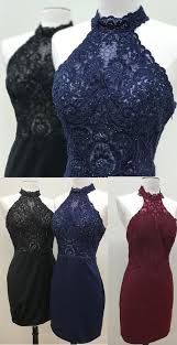 Short Black And Blue Prom Dress Customized Sheath Column Prom Homecoming Dresses Short Black Dresses With Beaded Beading Mini Splendid Homecoming Dresses Black Prom Dresses Burgundy Homecoming Dresses Prom Dresses