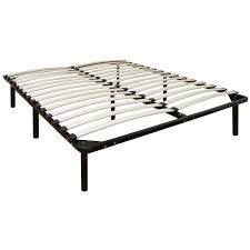 Hence, you do not require to have a box spring when you use. Europa Wood Slat And Metal Platform Bed Frame Mattress Foundation