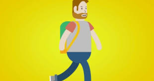Ginger Beard Walk Simple Character Animated Characters Character Design