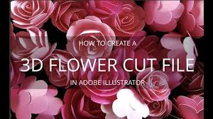 Download How To Make A Paper Flower 3d Flower Svg Cut File In Adobe Illustrator Youtube
