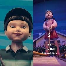 Lirik & Terjemahan Lagu Anak-anak Korea di Permainan Petak Umpet Lompat  Tali Squid Game 3: Toktok Nugusimnika