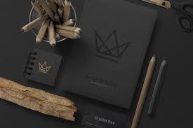 Download Black Branding Mockups Vol 2 In Stationery Mockups On Yellow Images Creative Store