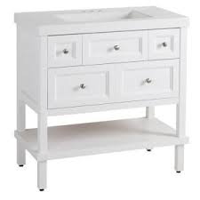 Glacier Bay Ashland 37 In W X 37 In H X 19 In D Bathroom Vanity In White With Vanity Top In White With White Sink Aliip2 Wh The Home Depot In 2021