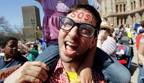 Thousands protest budget cuts in Texas' education spending