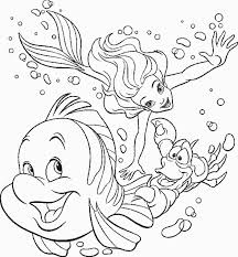 Ariel La Sirenetta Con Il Pesce Flounder E Il Granchio Sebastian