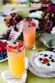 Pink Rose Mimosa Recipe Recipe Mimosa Recipe Best Brunch Recipes Brunch Recipes