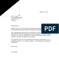 Jakarta, 29 september 2016 kepada yth: Microsoft Word Surat Pengunduran Diri