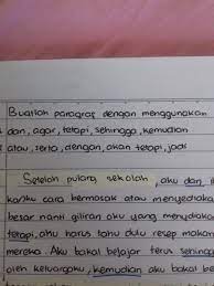 Contoh paragraf yang menggunakan konjungsi. Buatlah Paragraf Dengan Menggunakan Konjungsi Nomor 2 Brainly Co Id