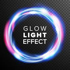Blue Circles Glow Light Effect Vector Swirl Trail Effect Energy Ray Streaks Abstract Lens Fla Light Background Images Light Effect Photoshop Digital Background