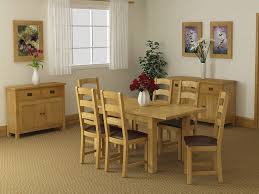Simple and homey dining room set that is ideal for small homes or something you can use for your kitchen. Salisbury Oak Compact Extending Dining Table Furniture Barn