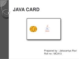 We did not find results for: Java Card