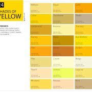 24 shades of the yellow color to choose from. Shades Of Yellow Color Palette Chart Swatches Color Palette Yellow Color Palette Pink Shades Of Yellow Color