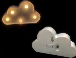 Dekoratif Mini Bulut Tasarimli Led Isikli Gece Lambasi Toptan Dekoratif Aydinlatma Masa Gece Lambasi