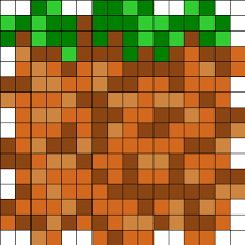 Minecraft 3d Dirt Block Sides 16x16 By Menno87 On Kandi Patterns Perler Beads Pearl Beads Pattern Kandi Patterns