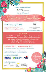 ACGLA Women's Annual Summer Luncheon