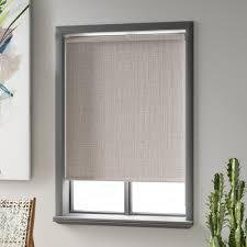 The moon shining into your room might look beautiful. Symple Stuff Blackout Natural Roller Shade Reviews Wayfair