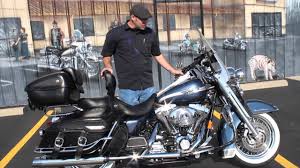 2003 harley davidson road king flhr (blue) 2875 fallen cycles. Pre Owned 2003 Harley Davidson Road King Classic Youtube