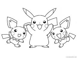 Download or print this pichu pokemon coloring page then using crayons or colored pencils to make a vivid picture your own way. Pikachu Coloring Pages And Pichu Coloring4free Coloring4free Com
