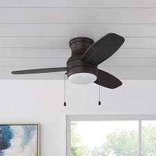 A ceiling fan in a contemporary style with clean angles and a sleek finish blends in perfectly with a modern layout. Ceiling Fans Lighting Ceiling Fans The Home Depot Canada