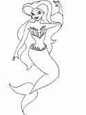 Merman coloring page from mermaid category. Mermaid Coloring Pages