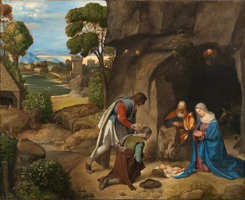 L'Adoration des bergers (Giorgione) — Wikipédia