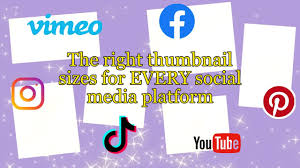 But, which is better for you? The Right Thumbnail Sizes For Every Social Media Platform