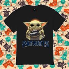 Baby Yoda Hug New England Patriots Shirt Podxmas Patriotic Shirts Yoda Patriots