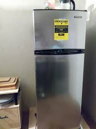 Black And Yellow Storage Bins Sam S Club Thomson 7 5 Cu Ft Top Freezer Refrigerator Sam S Club Freezer Storage Bins Freezer Storage Refrigerator