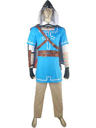The Legend Of Zelda Breath Of The Wild Costumes The Legend Of Zelda Breath Of The Wild Link Outfit Uniform With Cape Halloween Cosplay Costume Legend Of Zelda Costume Legend Of Zelda Breath Halloween Outfits