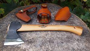 Bushcraft Leatherwork Package Protection Package Number 3 Etsy Gransfors Bruks Wildlife Hatchet Axe Sheath Bushcraft