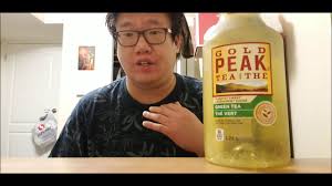 Tea (filtered water, brewed tea concentrate), natural flavors, caramel color, phosphoric acid. Taste Test Gold Peak Slightly Sweet Green Tea Ice Tea Youtube