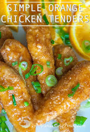 Simple Orange Chicken Tenders Panlasang Pinoy Chicken Tenders Orange Chicken Chicken