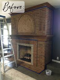 Here are 15 ways to give your farmhouse fireplace a modern update while still remaining true to its rustic roots. Fireplace Makeover Grey Paint The Happy Farmhouse