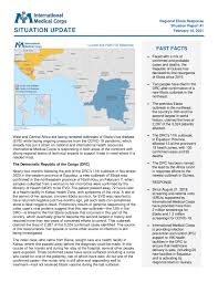 The world health organization has pledged support for guinea after at least seven cases of ebola were reported in the west african country. Regional Ebola Response Situation Report 1 February 18 2021 Democratic Republic Of The Congo Reliefweb