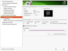 Feb 01, 2016 · go into msi afterburner and set a custom cooling power option. How To Enable Gpu Fan Settings Nvidia In Linux Iodocs