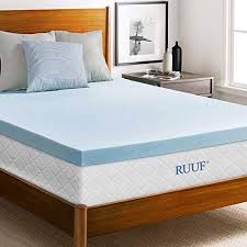 Ruuf Mattress Topper Gel Infused Memory Foam Mattress Topper With Coo Why Acquire A Mattress Memory Foam Mattress Topper Foam Mattress Topper Mattress
