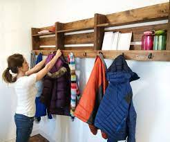 The original coat rack and shelf unit with generous space between each hook. Pin On Diy