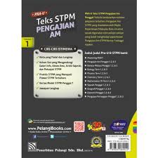 Buku rujukan dan nota kuliah. Pre U Stpm P Am Penggal 1