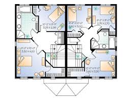 The Houseplan Shop House Plans Duplex House Plans Duplex Design