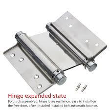 We did not find results for: 2pcs 3 Stainless Steel Double Action Spring Hinge Cafe Saloon Concealed Door Hinge Swing Free Door Gate W Screws Hardware Door Hardware