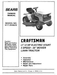 User manuals, sears lawn mower operating guides and service manuals. Craftsman 917 254622 Owner S Manual Pdf Download Manualslib